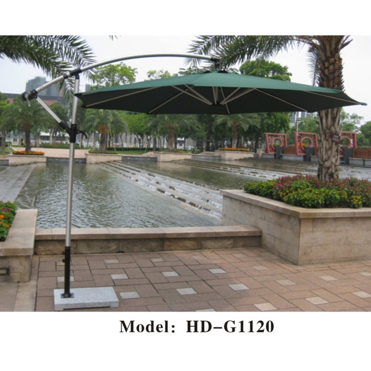弓形單頂戶外太陽傘（HD-G1120）