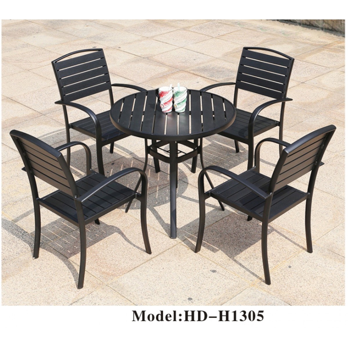 仿木戶外桌椅套裝(HD-H1305)