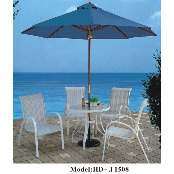戶外太陽傘桌椅套裝(HD-J1508)