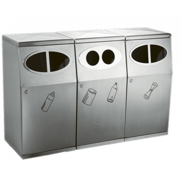 不鏽鋼環保回收箱(MT-868)
