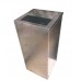 不鏽鋼半開口斜面垃圾桶（NC-161）